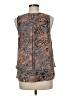 Juicy Couture 100% Polyester Brown Sleeveless Blouse Size M - photo 2