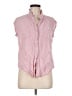 Jachs Girlfriend 100% Rayon Pink Sleeveless Button-Down Shirt Size M - photo 1
