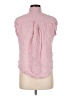Jachs Girlfriend 100% Rayon Pink Sleeveless Button-Down Shirt Size M - photo 2