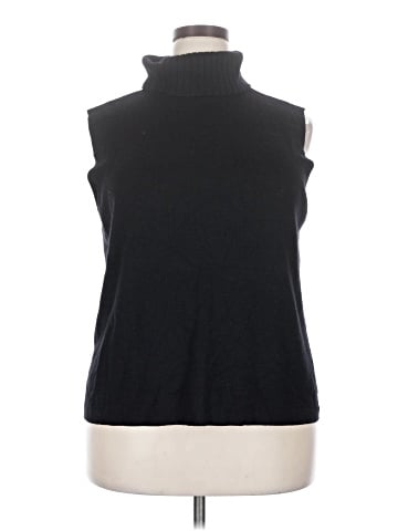 Terry Lewis Sleeveless Turtleneck (view 1)