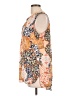 Rose + Olive 100% Polyester Orange Sleeveless Blouse Size L - photo 5