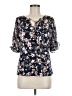 Perseption Concept Blue 3/4 Sleeve Blouse Size M - photo 1