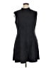 Donna Morgan Solid Black Casual Dress Size 14 - photo 1