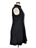 Donna Morgan Solid Black Casual Dress Size 14 - photo 4