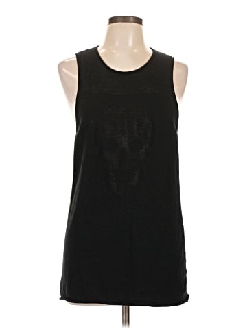 Skull Cashmere Sleeveless T-Shirt (view 1)