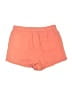 Echo 100% Cotton Solid Orange Shorts Size S - photo 2