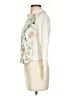 Tiny Floral Ivory Long Sleeve Blouse Size XXS - photo 5