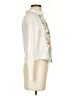 Tiny Floral Ivory Long Sleeve Blouse Size XXS - photo 4