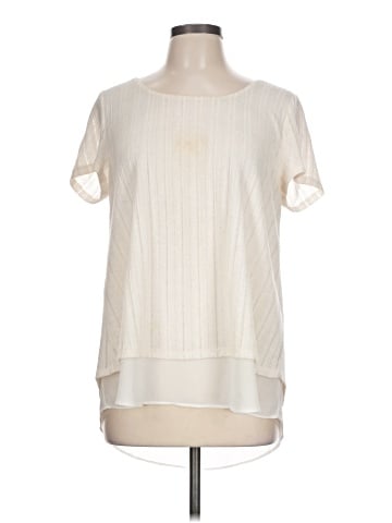 Joan Vass Short Sleeve Blouse (view 1)