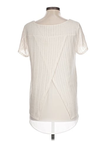 Joan Vass Short Sleeve Blouse (view 2)