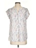 Lila Rose 100% Polyester Ivory Short Sleeve Blouse Size S - photo 1