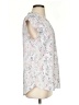 Lila Rose 100% Polyester Ivory Short Sleeve Blouse Size S - photo 4