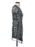 Caution to the Wind Graphic Silver Cocktail Dress Size S - photo 4