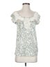 Deletta Green Short Sleeve Blouse Size S - photo 1