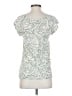 Deletta Green Short Sleeve Blouse Size S - photo 2