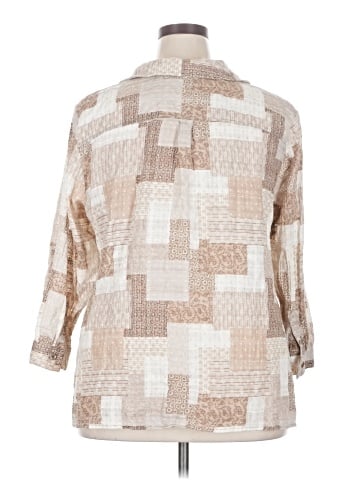 Joan Rivers 3/4 Sleeve Button-Down Shirt (view 2)