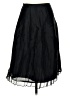 Kay Unger 100% Silk Black Silk Skirt Size 4 - photo 1