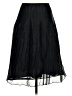 Kay Unger 100% Silk Black Silk Skirt Size 4 - photo 2