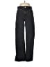Zara 100% Cotton Chevron-herringbone Black Jeans Size 6 - photo 1