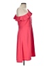 Maje Solid Pink Cocktail Dress Size Lg (3) - photo 4
