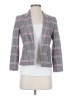 Bar III Plaid Gray Blazer Size 0 - photo 1