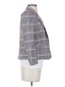 Bar III Plaid Gray Blazer Size 0 - photo 4