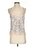 Gold Hawk Silver Sleeveless Blouse Size S - photo 1