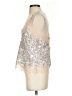 Gold Hawk Silver Sleeveless Blouse Size S - photo 5
