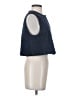 Zara Blue Sleeveless Button-Down Shirt Size S - photo 4