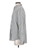 Everlane 100% Silk Stripes Gray Long Sleeve Silk Top Size 4 - photo 5