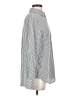 Everlane 100% Silk Stripes Gray Long Sleeve Silk Top Size 4 - photo 4