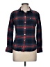 Jack Wills Plaid Blue Long Sleeve Button-Down Shirt Size 6 - photo 1