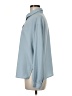 Maison d' Amelie 100% Polyester Solid Blue Long Sleeve Blouse Size M - photo 5