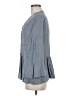 Listicle 100% Rayon Blue Gray Long Sleeve Blouse Size M - photo 5