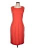 St. John Solid Orange Casual Dress Size 10 - photo 1
