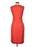 St. John Solid Orange Casual Dress Size 10 - photo 2