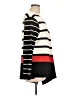 Alfani Stripes Black Pullover Sweater Size L - photo 4