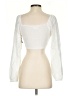 Japna White Long Sleeve Top Size S - photo 2