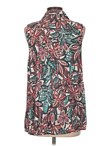 Kim Rogers Sleeveless Button-Down Shirt (view 2)