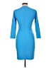 Shoshanna Solid Blue Cocktail Dress Size L - photo 2