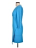 Shoshanna Solid Blue Cocktail Dress Size L - photo 5
