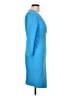 Shoshanna Solid Blue Cocktail Dress Size L - photo 4