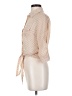 Mine Polka Dots Ivory 3/4 Sleeve Blouse Size S - photo 5