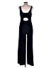 Zella Solid Black Jumpsuit Size L - photo 2