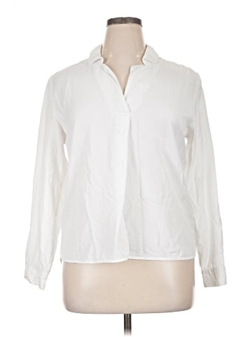 Garnet Hill Long Sleeve Blouse (view 1)