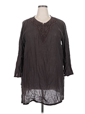 Roaman's 3/4 Sleeve Blouse (view 1)