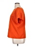 Leslie Fay 100% Polyester Orange Short Sleeve Top Size 16 - photo 5