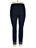 Christopher & Banks 100% Polyester Solid Blue Active Pants Size 14 - photo 2