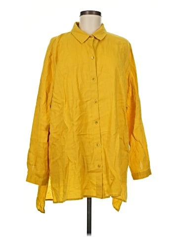 Eileen Fisher Long Sleeve Button-Down Shirt (view 1)