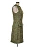 Neiman Marcus 100% Polyester Tweed Green Cocktail Dress Size 6 - photo 4